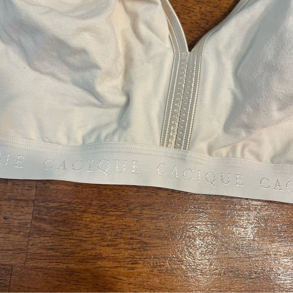 Lane Bryant Cacique nude wireless bra size 48D - Picture 5 of 6